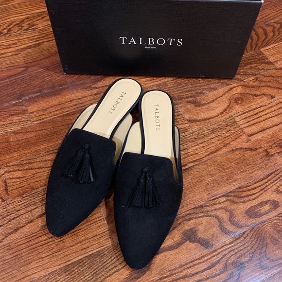 Talbots Shoes - NIB Talbots Edison Mule Black Brazil 9.5 Talbots Shoes - NIB Talbots Edison Mule Black Brazil 9.5